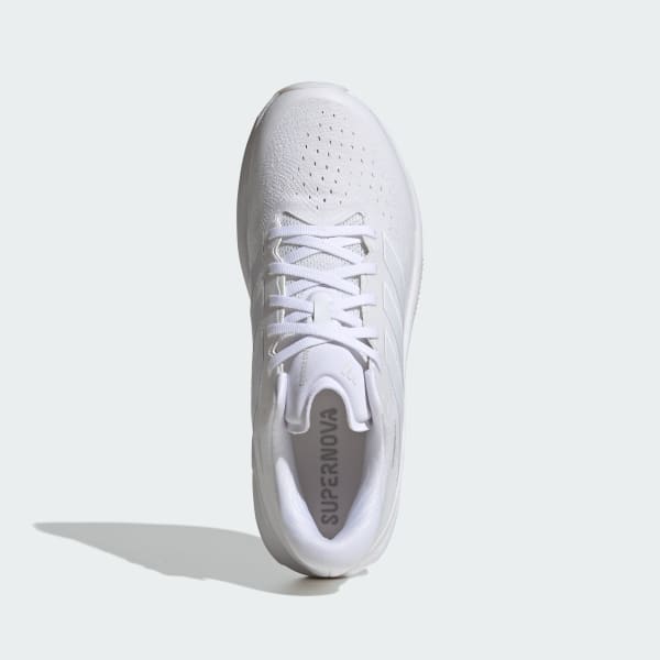 White SUPERNOVA RISE 3 RUNNING SHOES