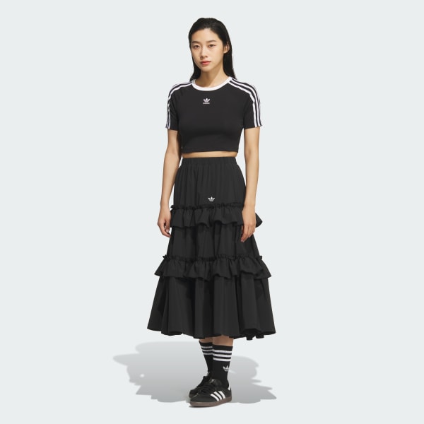 Black OTT LONG SKIRT