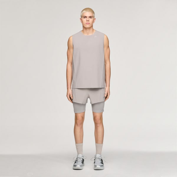 Grey adidas x entire studios D4T Training 2in1 Shorts