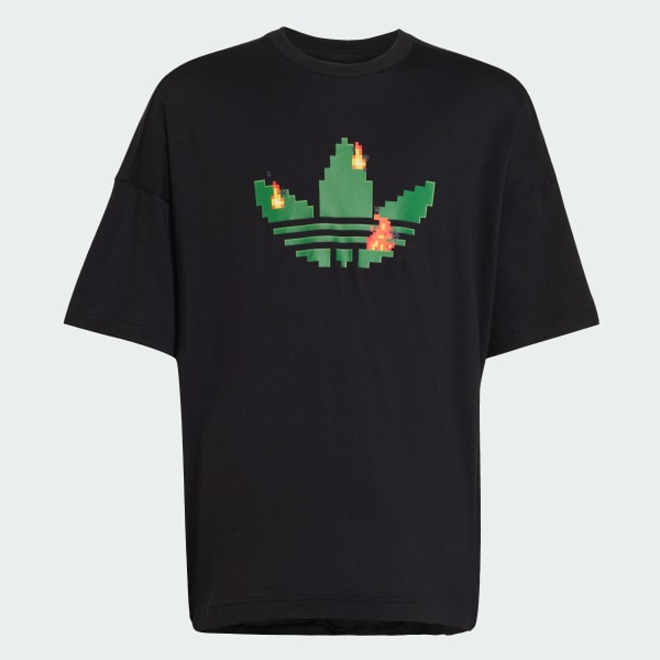 Black adidas x Minecraft Tee Kids