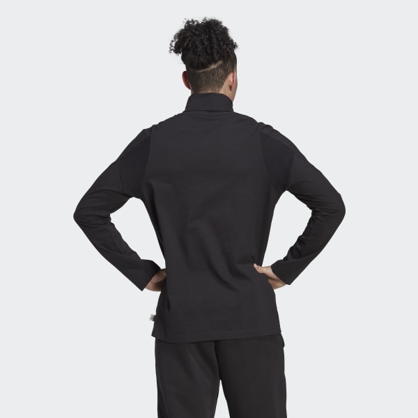Schwarz Future Icons Embroidered Badge of Sport Longsleeve