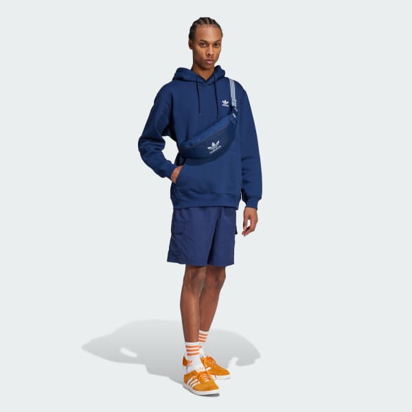 Blue Trefoil Essentials Woven Cargo Shorts