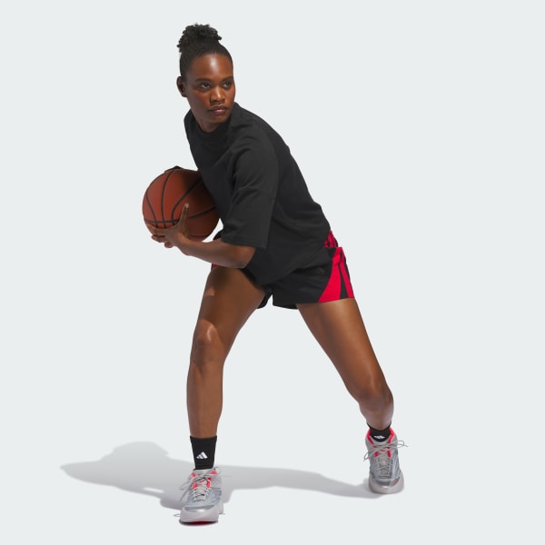 Black adidas Basketball Boxy Tee