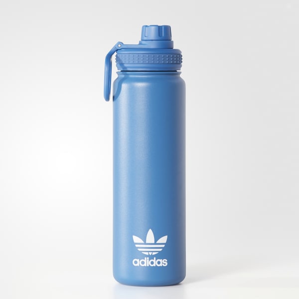 blue adidas water bottle