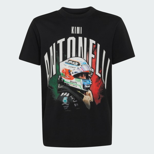 Siyah MERCEDES - AMG PETRONAS FORMULA 1 TEAM KIMI ANTONELLI GRAPHIC TİŞÖRT