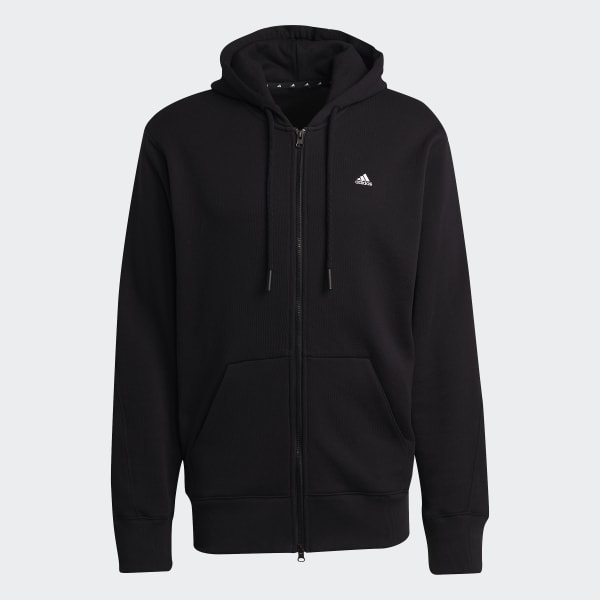 Adidas comm full zip cheap hoody mens