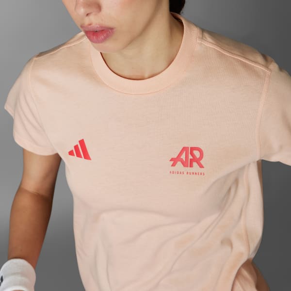 ruzová Tričko Runners (unisex)