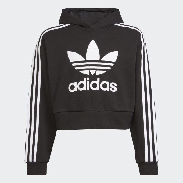 hoodie cropped adidas