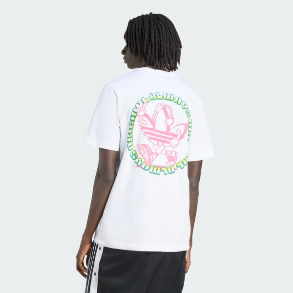 ★adidas originals★TREFOIL SERIES LOOSE TEE★追跡可 adidas Trefoil Series Loose Tee - Blue | Free Shipping with