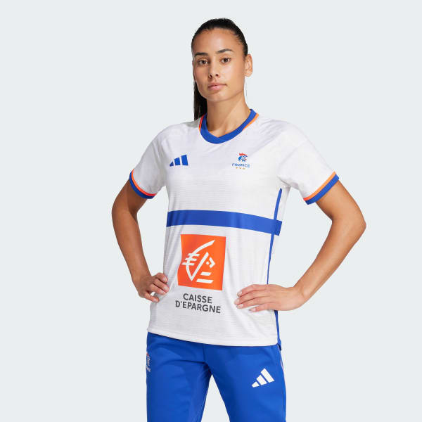 Blanc Maillot Équipe de France Handball Replica