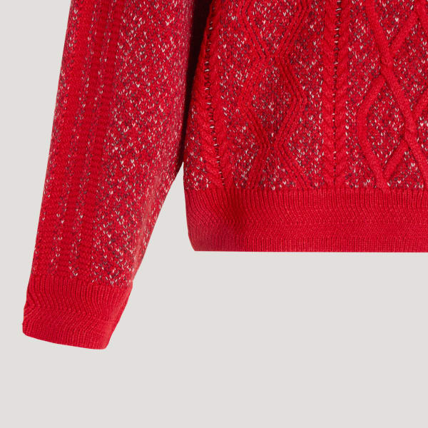 Red LNY SWEATER