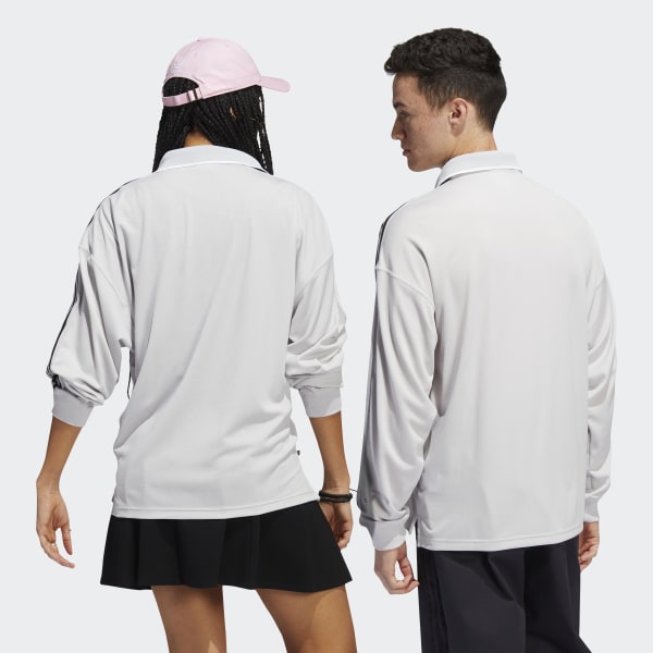 Grey Long Sleeve Polo Jersey (Gender Neutral) SV944