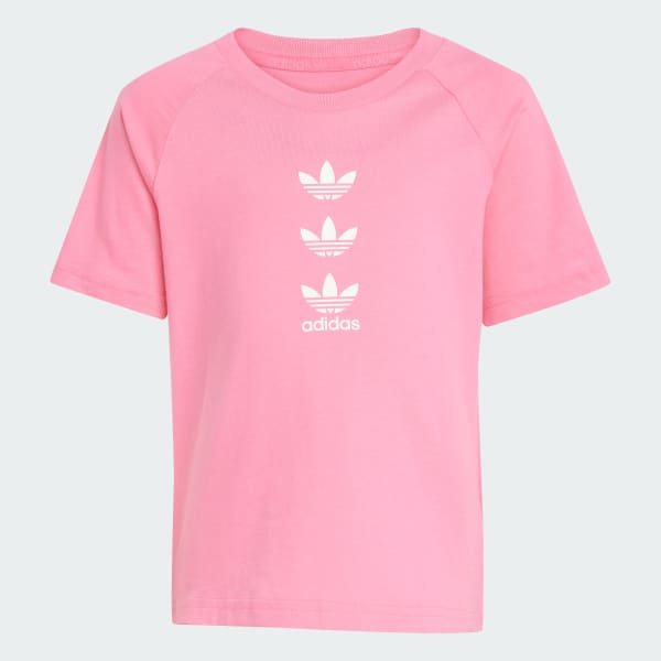 Pink Tee and Cycle Short Suit Kids