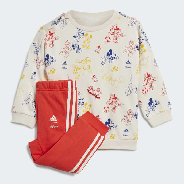 adidas x Disney Mickey Mouse Crewneck and Jogger Set - White