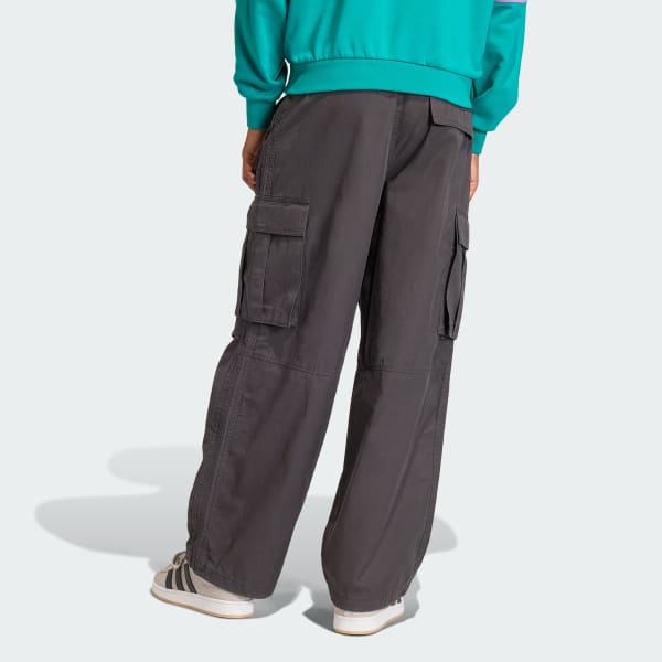 Gris PANTALÓN ESTILO CARGO EFECTO LAVADO 90S ALTERNATIVE SPORT