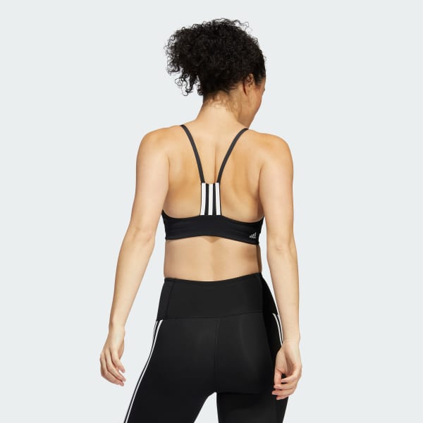 ADIDAS Sports Bra Plus Size 3X AEROREADY Coated Logo Mesh Racer Back