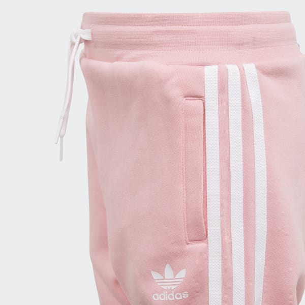 adidas trefoil hoodie set pink