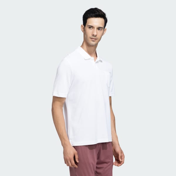 White Pocket Polo T-Shirt
