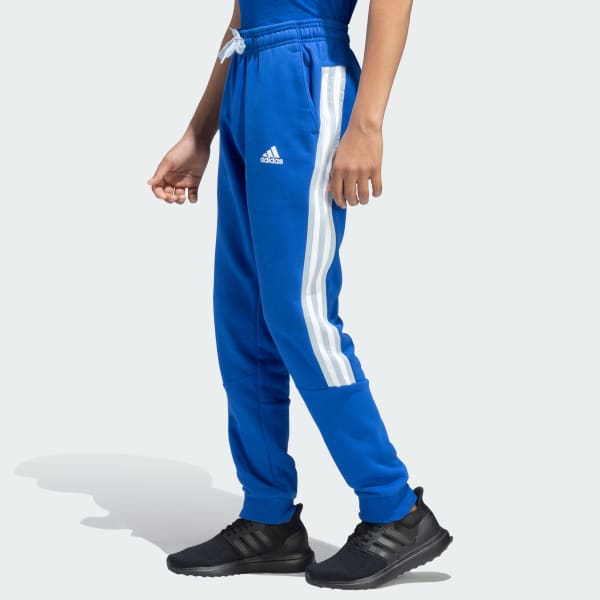 adidas LOGO STRIPES FLEECE PANT Blue adidas India