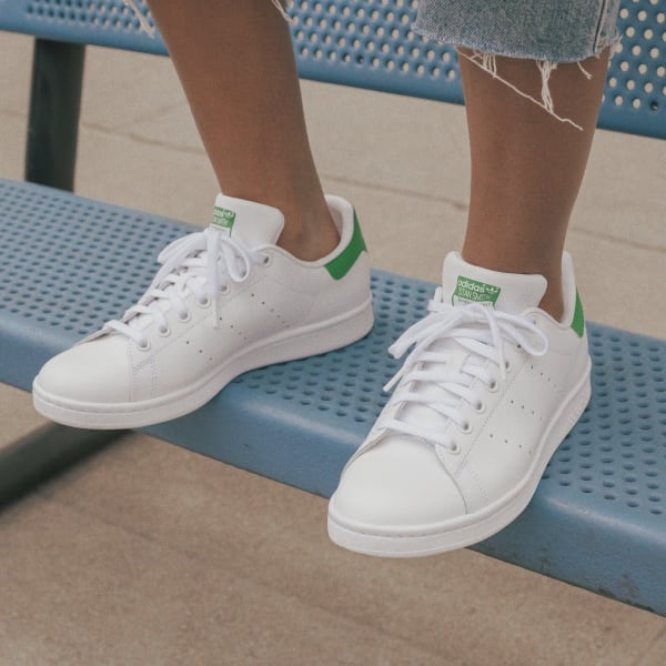 Stan Smith White \u0026 Green Tennis Shoes 