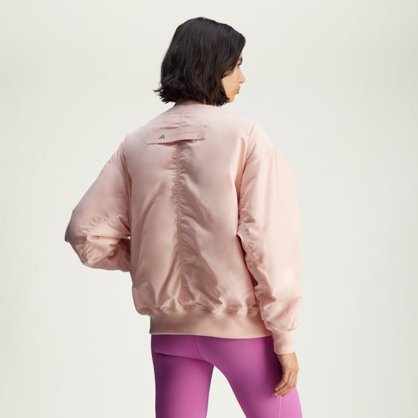 Pink adidas by Stella McCartney True Nature Woven Bomber Jacket
