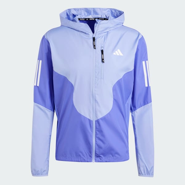 Adidas blue jacket hoodie top