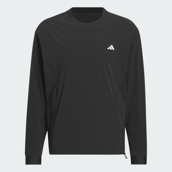 【ゴルフ】 アルティメットWIND.RDY撥水クループルオーバー　ブラック アディダス 【ゴルフ】アルティメット WIND. RDY撥水クルー プル