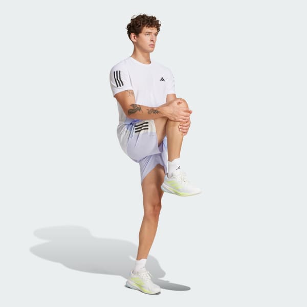 Purple Own the Run CLIMACOOL Colorblock Shorts