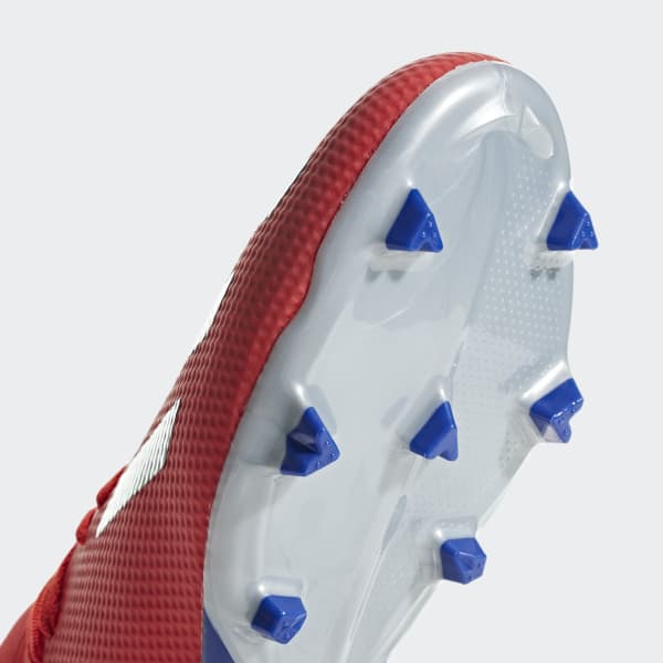 adidas X 18.3 Firm Ground Boots - Red 