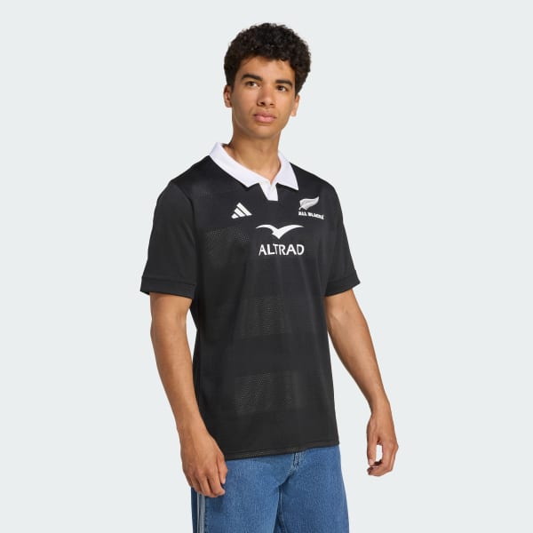 Preto Camisola Principal dos All Blacks