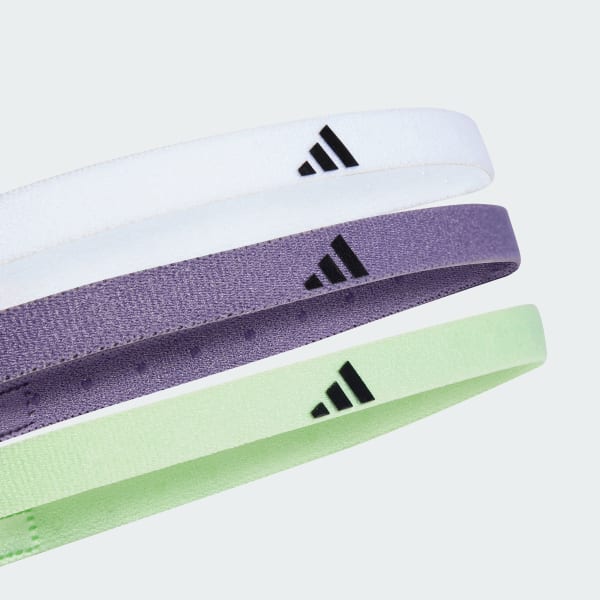 Verde Bandas para el Pelo Paquete de 3