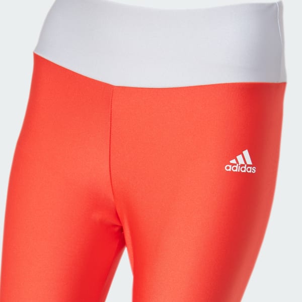 Laranja Calça Legging Cintura Alta Designed to Move Colorblock