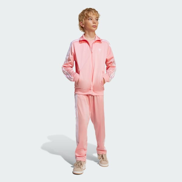 Pink Adicolor Firebird Top Kids
