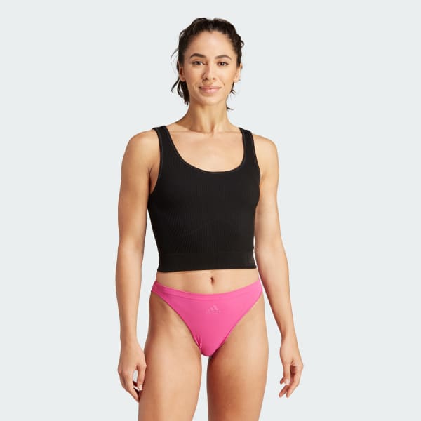 Black Active Seamless Cropped Tank
