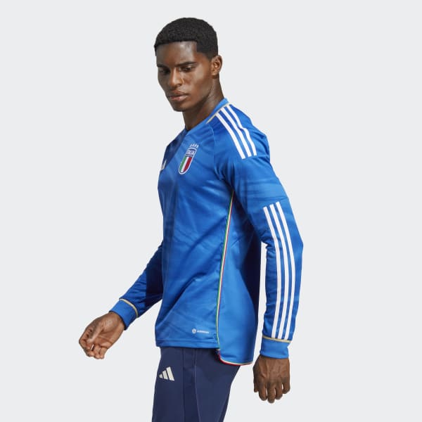 Bla ITALY 2023 LONG SLEEVE HJEMMEBANETRØJE
