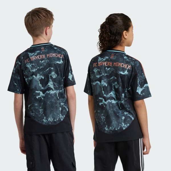 Negro Jersey Visitante FC Bayern 24/25 Niños