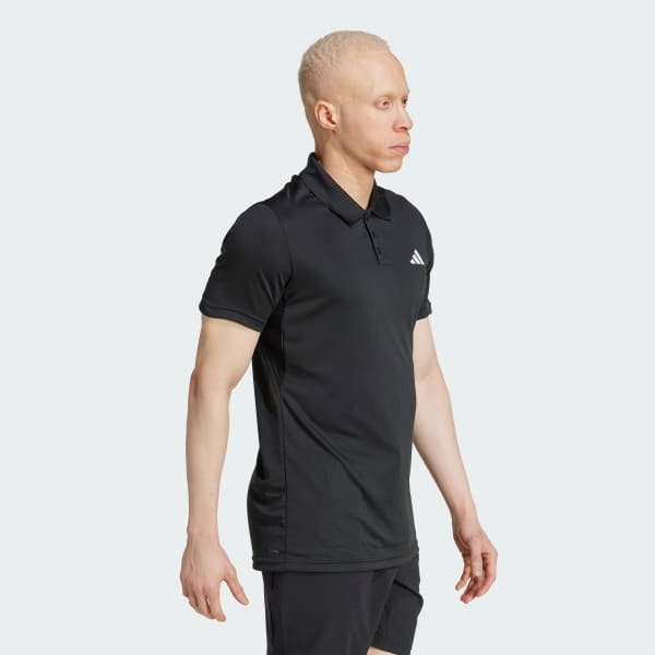 Schwarz Tennis Climacool FreeLift Poloshirt