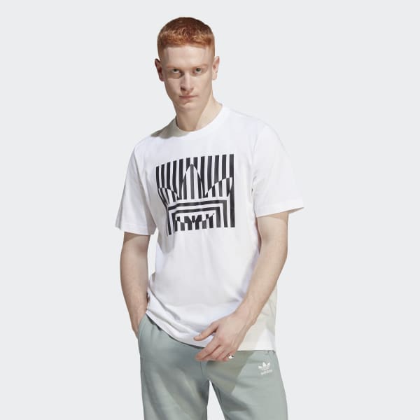 Bianco T-shirt adidas Rekive