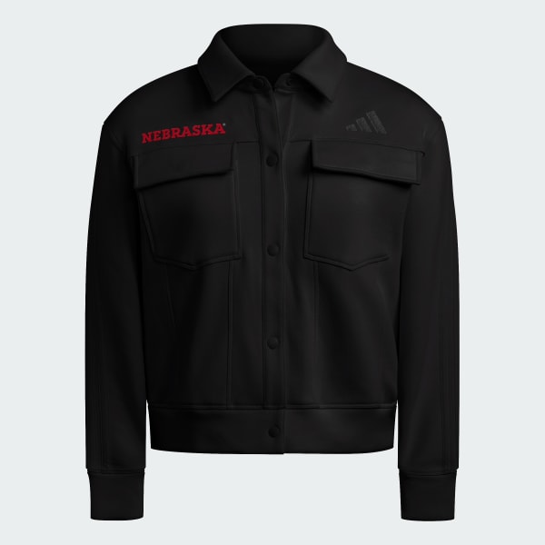 adidas Nebraska Cornhuskers Women's Exclusive Faux Denim 3-Stripes