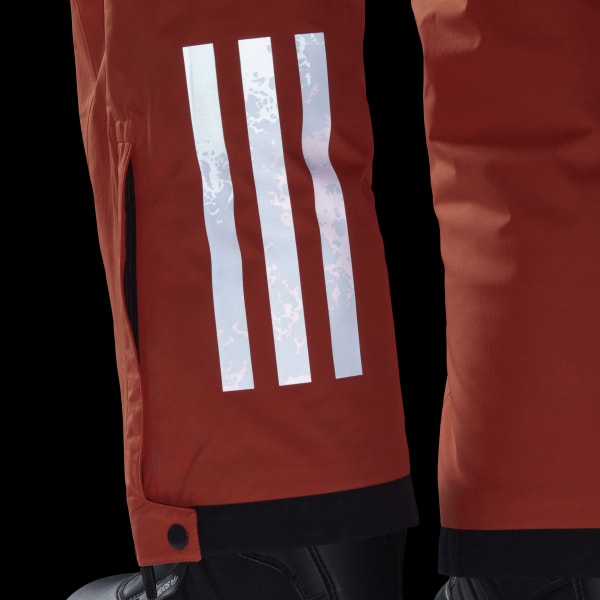Pomarańczowy Resort Two-Layer Insulated Bib Pants