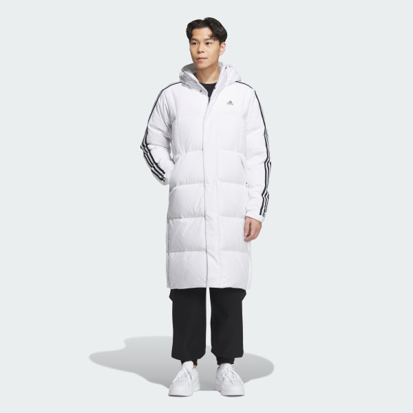 White 3S 롱 다운 재킷