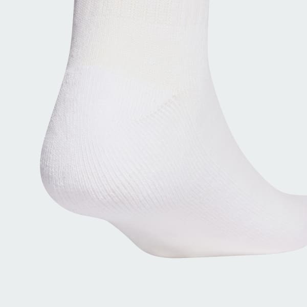 Vit Linear Crew Socks Vadderade strumpor 6-pack