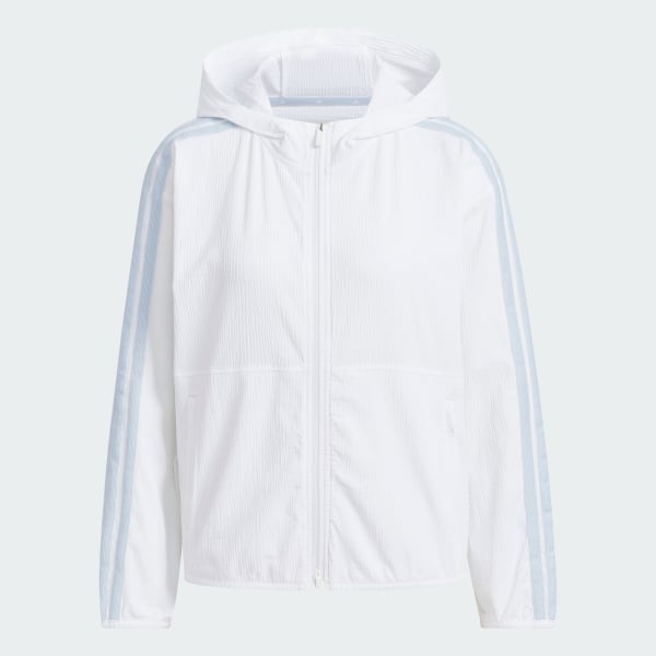 White FULL ZIP JACKET