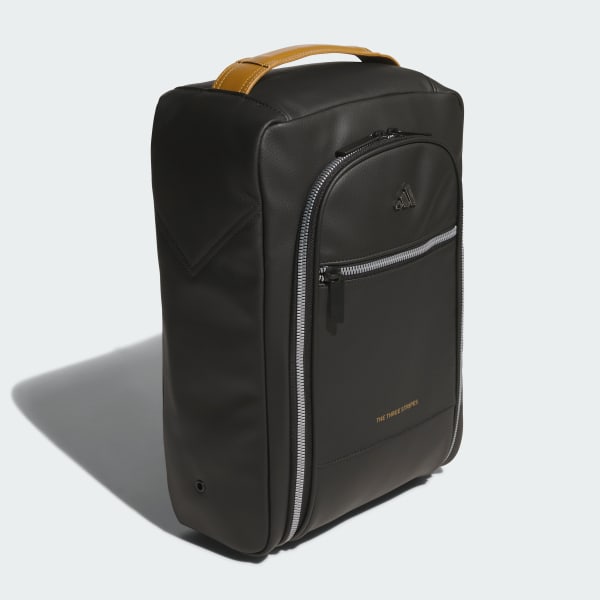 ブラック 【ゴルフ】ポリウレタン シューズバッグ