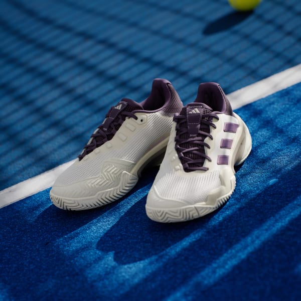 adidas Barricade 13 Tennis Sneakers - White | Free Shipping with