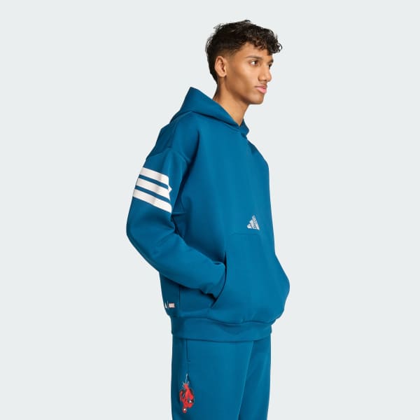 Bla adidas Marvel Spider-Man Huvtröja