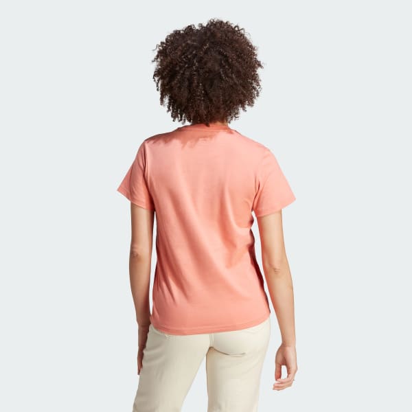 Rouge T-shirt graphique Doodle
