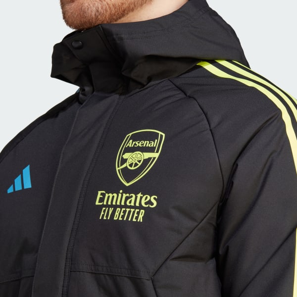 Arsenal stadium jacket shop black
