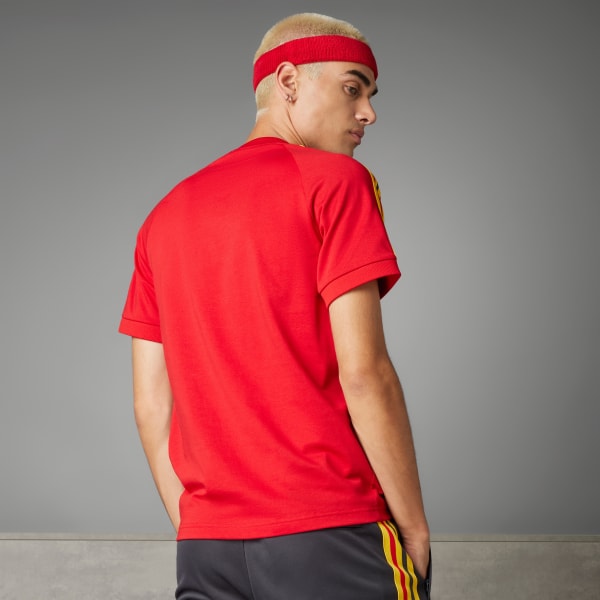 Rosso T-shirt adicolor 3-Stripes Belgium