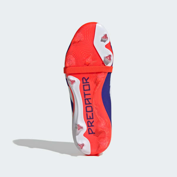 Blue Predator Elite Fold-Over Tongue Firm Ground Boots Kids